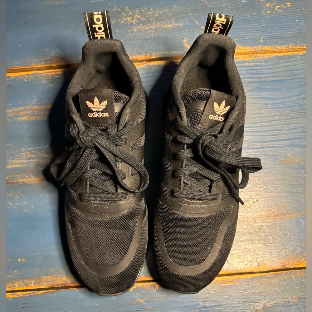 Adidas black sneakers